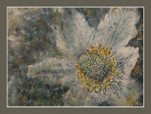Iwona Piszczelska - Makrokwiat II - akryle/tektura -18x24